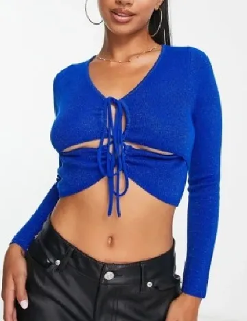 Top ASOS, albastru Albastru
