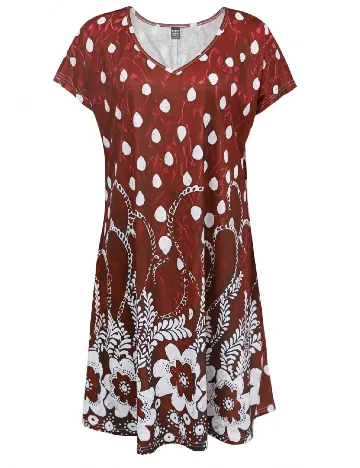 Rochie scurta SHEIN, rosu Rosu