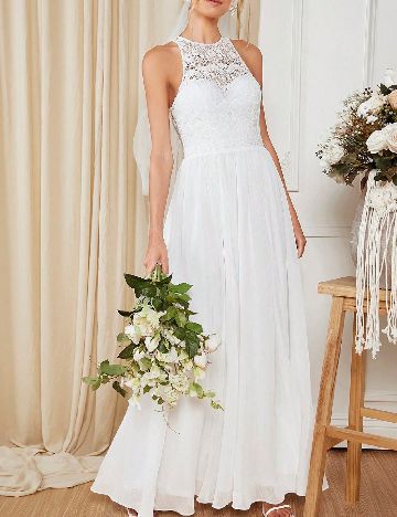 Rochie lunga SHEIN, alb