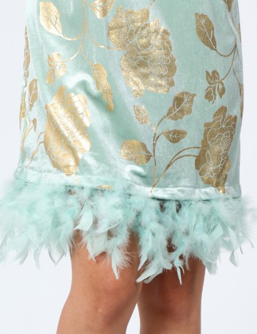 Rochie scurta night, verde