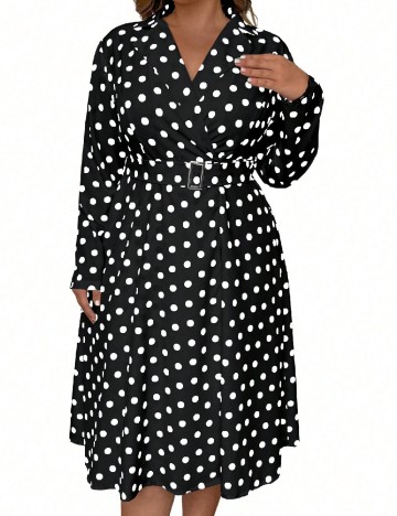 Rochie medie SHEIN CURVE, negru