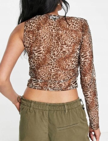 Top Lola May, animal print