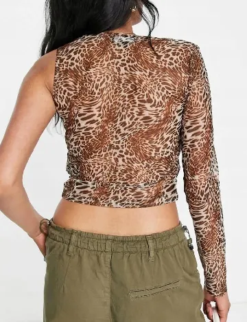 Top Lola May, animal print Animal print