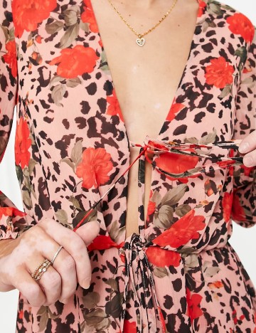 Salopeta Miss Selfridge, floral print