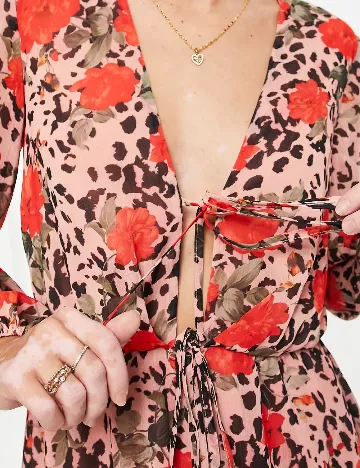 Salopeta Miss Selfridge, floral print Floral print