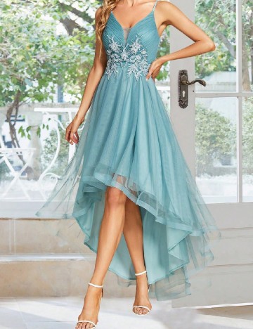 Rochie lunga Ever-Pretty, verde