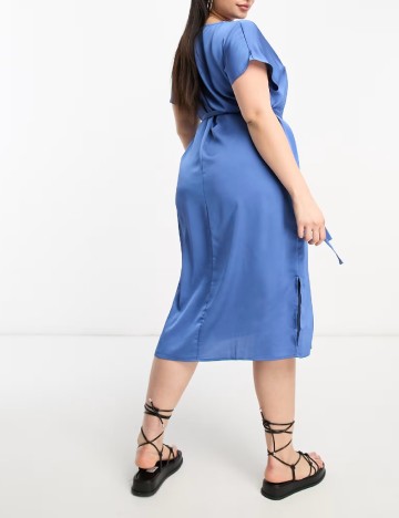 Rochie medie EVOKED VILA, albastru