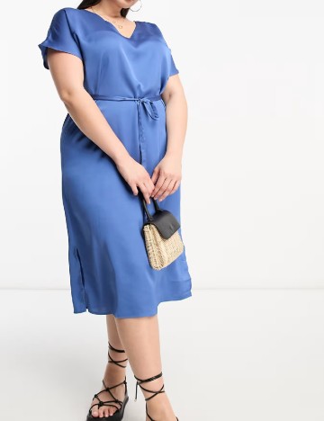 Rochie medie EVOKED VILA, albastru