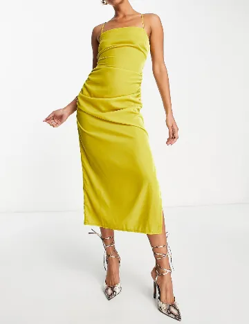 Rochie medie ASOS, galben Galben