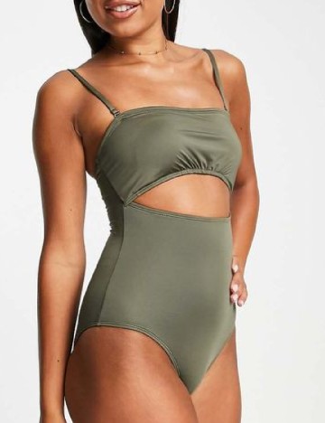 Costum de baie Accessorize, verde