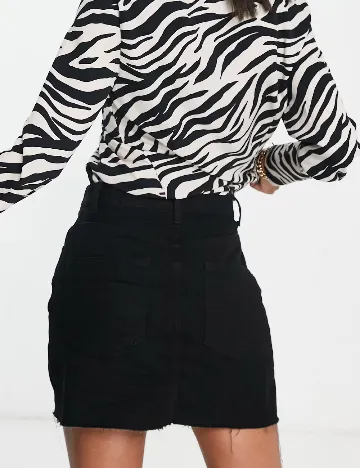 Fusta ASOS, negru Negru
