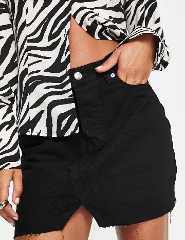 Fusta ASOS, negru Negru