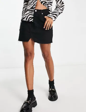 Fusta ASOS, negru Negru