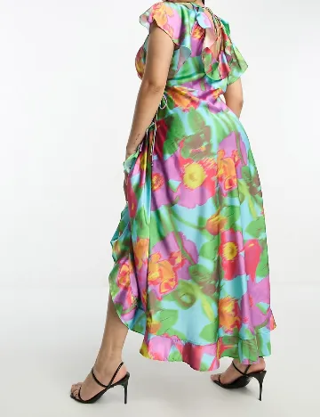 Rochie lunga ASOS Curve, mix culori Mix culori
