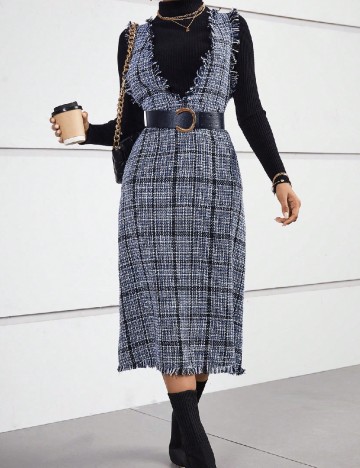Rochie medie SHEIN, albastru