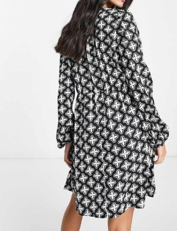 Rochie scurta Pieces, negru