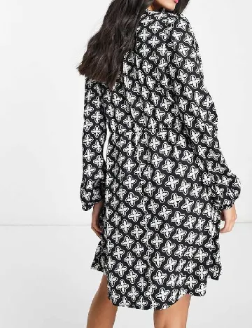 Rochie scurta Pieces, negru Negru