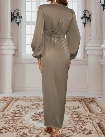 Rochie lunga SHEIN, kaki Verde