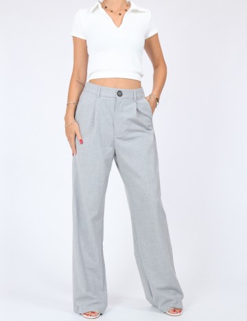 Pantaloni Stradivarius, gri