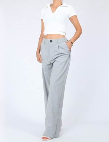 Pantaloni Stradivarius, gri
