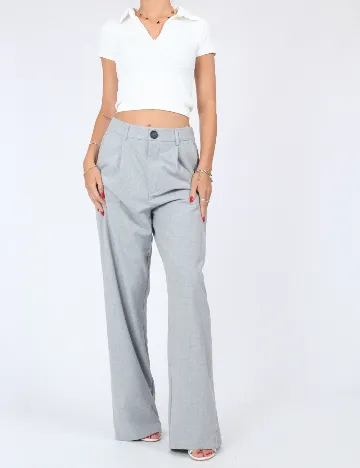 Pantaloni Stradivarius, gri Gri