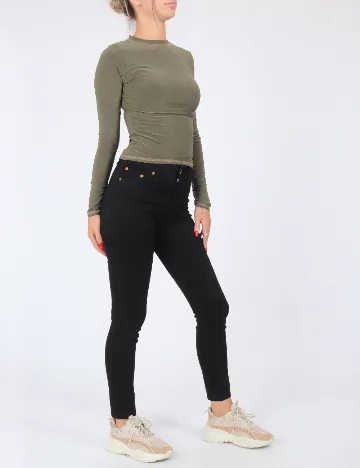 Blugi ASOS, negru Negru