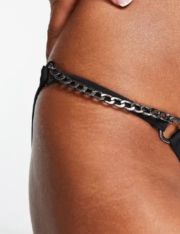 Chilot de  baie ASOS, negru Negru
