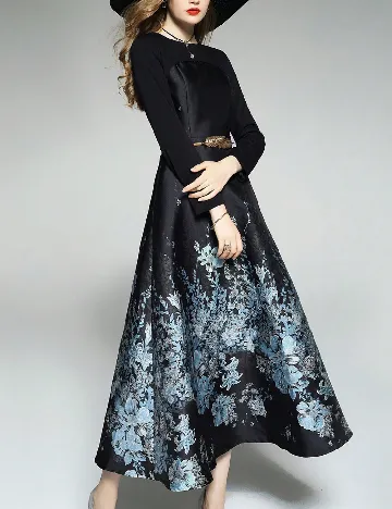 Rochie lunga SHEIN, negru Negru