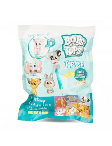 Figurine pentru creioane, colectionabile Bops N Tops  Sambro, mix culori Mix culori