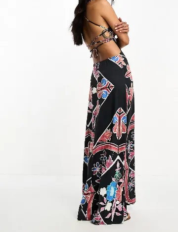 Rochie lunga ASOS, negru Negru