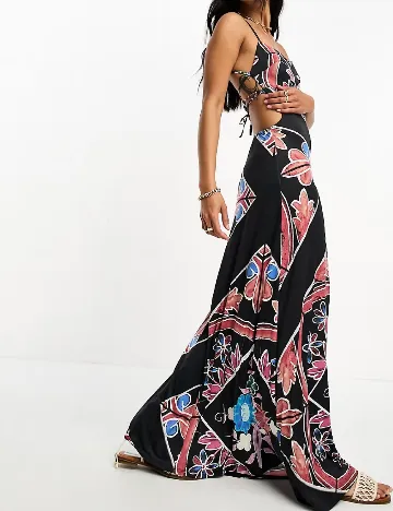 Rochie lunga ASOS, negru Negru
