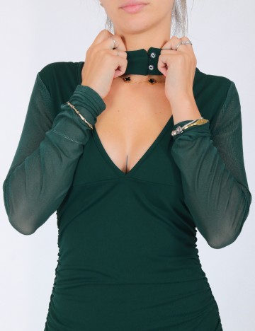 Rochie scurta SHEIN, verde