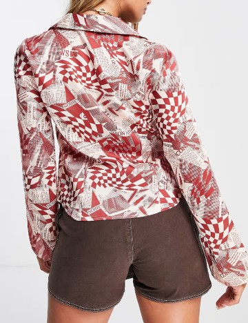Camasa Top Shop, mix culori