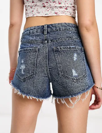Pantaloni scurti New look, albastru Albastru