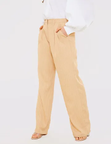 Pantaloni IN THE STYLE, crem Crem