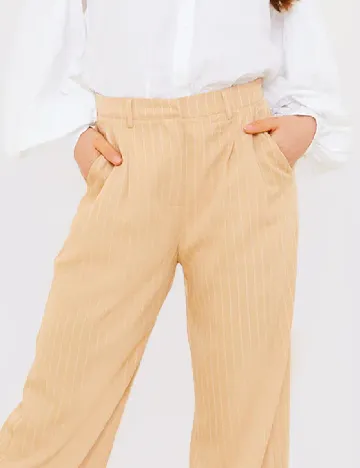 Pantaloni IN THE STYLE, crem Crem