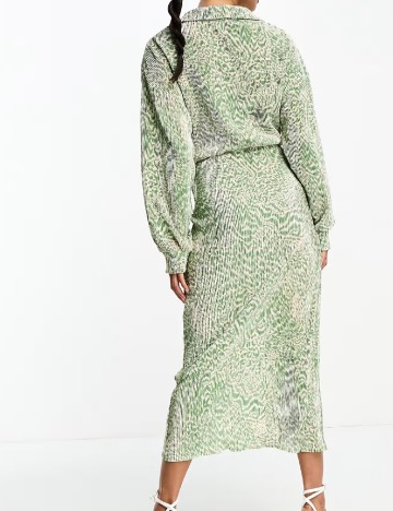 Rochie medie ASOS, verde