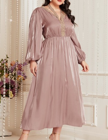 Rochie lunga SHEIN CURVE, lila