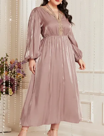Rochie lunga SHEIN CURVE, lila Mov