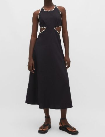 Rochie medie Stradivarius, negru