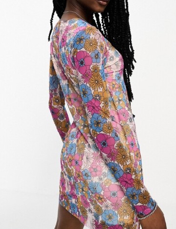 Rochie scurta fire&glory, floral print