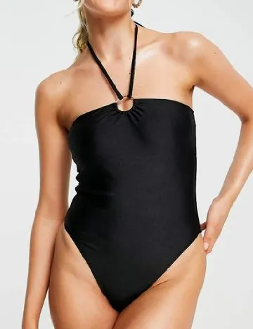 Costum de baie catch, negru Negru