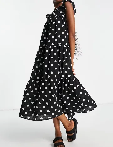 Rochie medie ASOS, negru Negru
