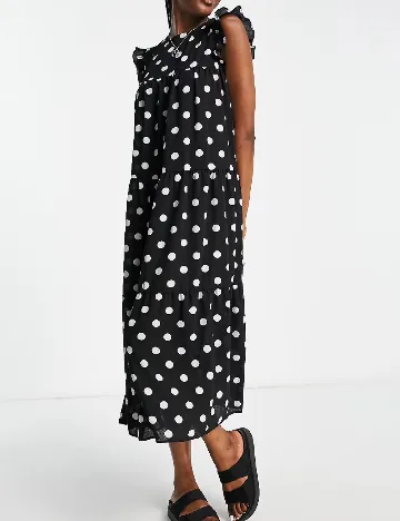 Rochie medie ASOS, negru Negru