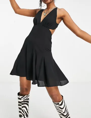 Rochie scurta ASOS, negru Negru