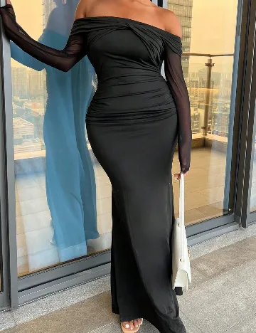 Rochie lunga SHEIN, negru Negru