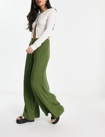 Pantaloni ASOS, verde Verde