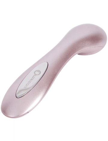 Aparat de masaj facial sonic cu vibratii sonore Luxicare, roz