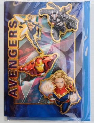 Felicitare 3D WISHES-AVENGERS W&O Products, mix culori