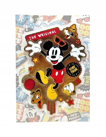 Felicitare 3D Disney Mickey Mouse W&O Products, mix culori Mix culori